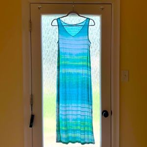 J Jill long tank dress v neck
